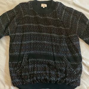 RhoDesigns Eclectic multicolored geometric sweater